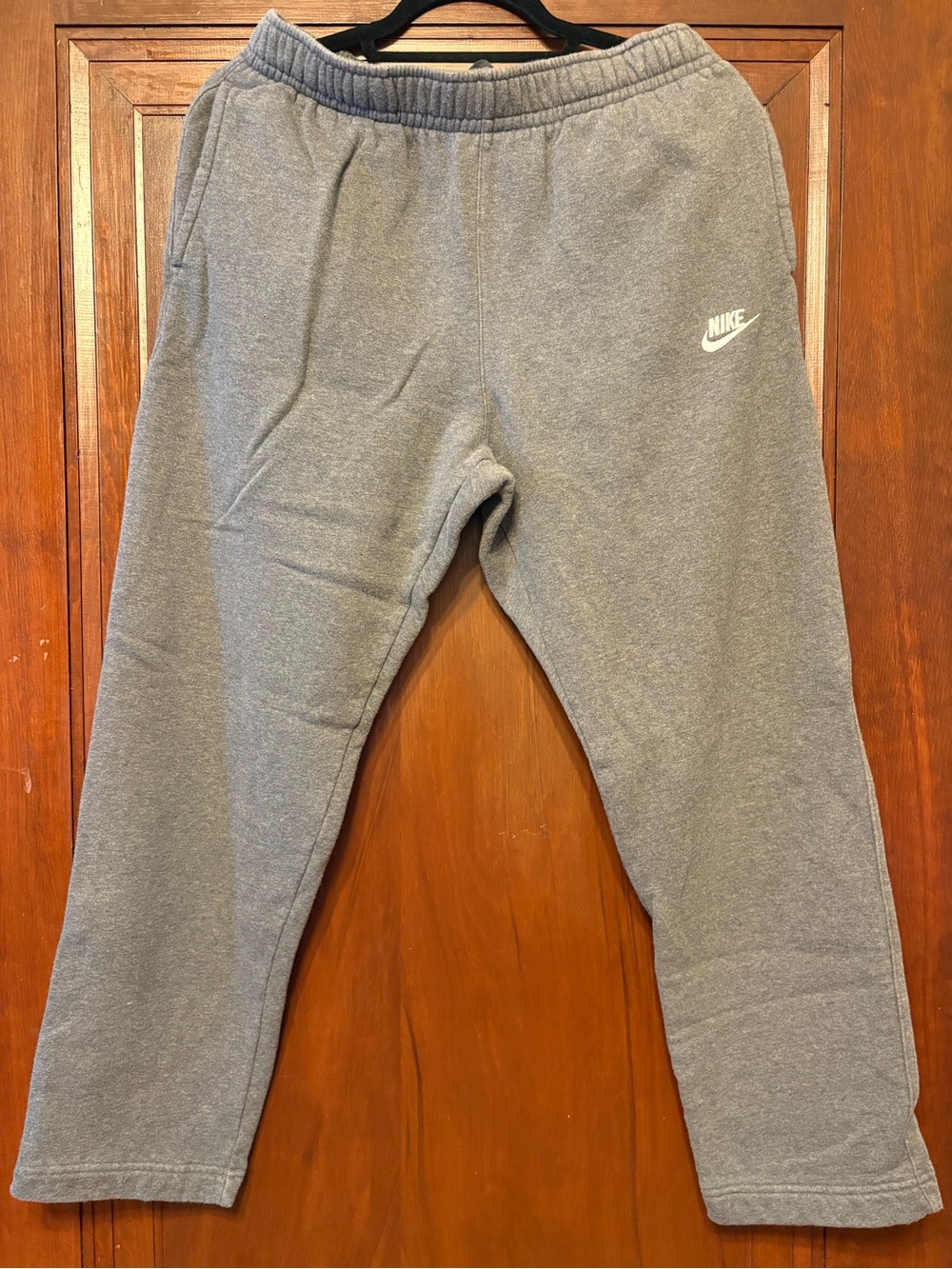 Nike Kids Gray Fleece Jogger Bottoms